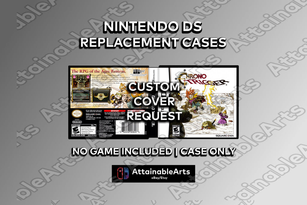 Retro Nintendo DS Game Cases | 100's of Game Covers Available! (Pokemon + more) | NDS Collector's Replacement Cases (etsy image id: 3829699956)