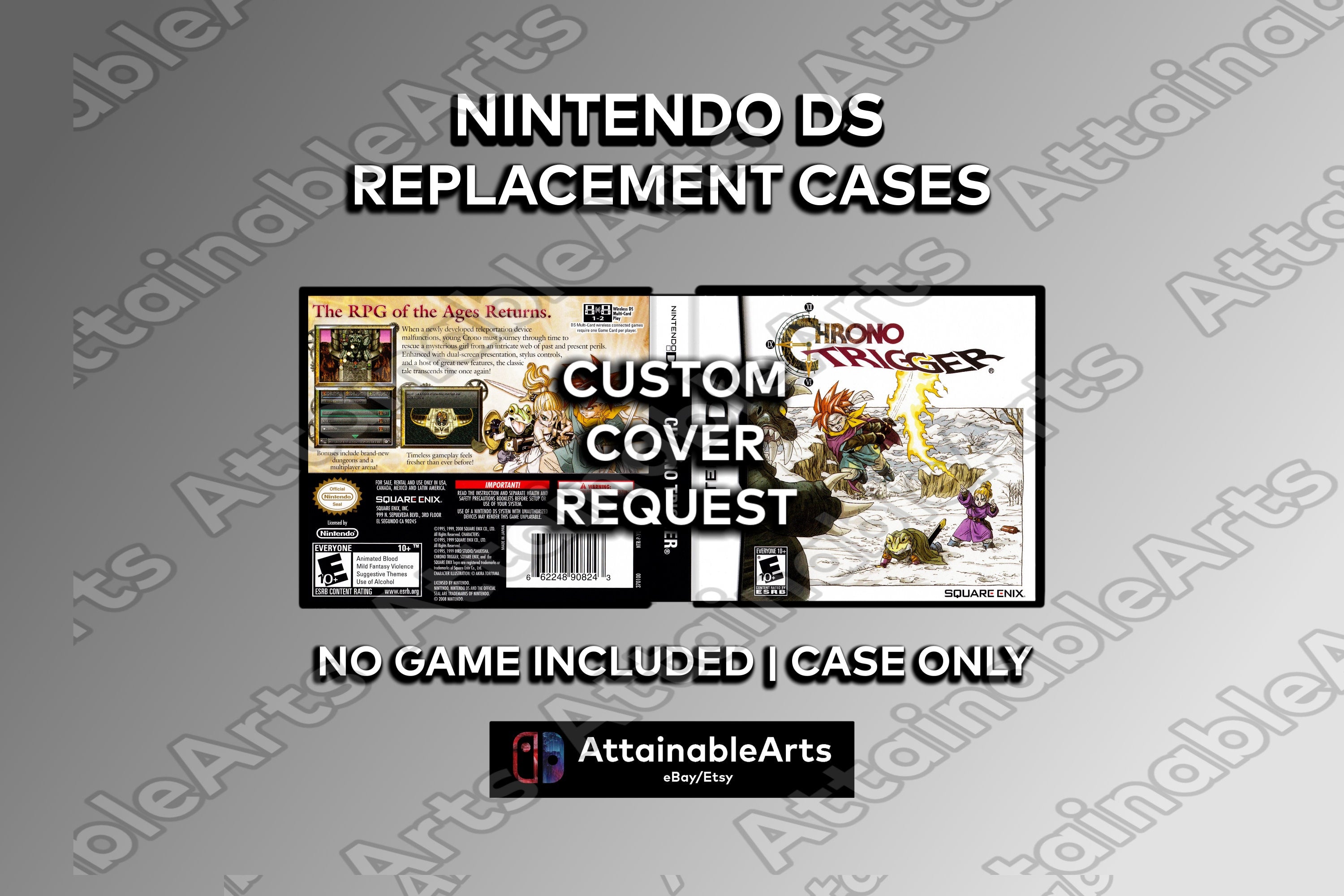 Retro Nintendo DS Game Cases | 100's of Game Covers Available! (Pokemon + more) | NDS Collector's Replacement Cases (etsy image id: 3829699956)