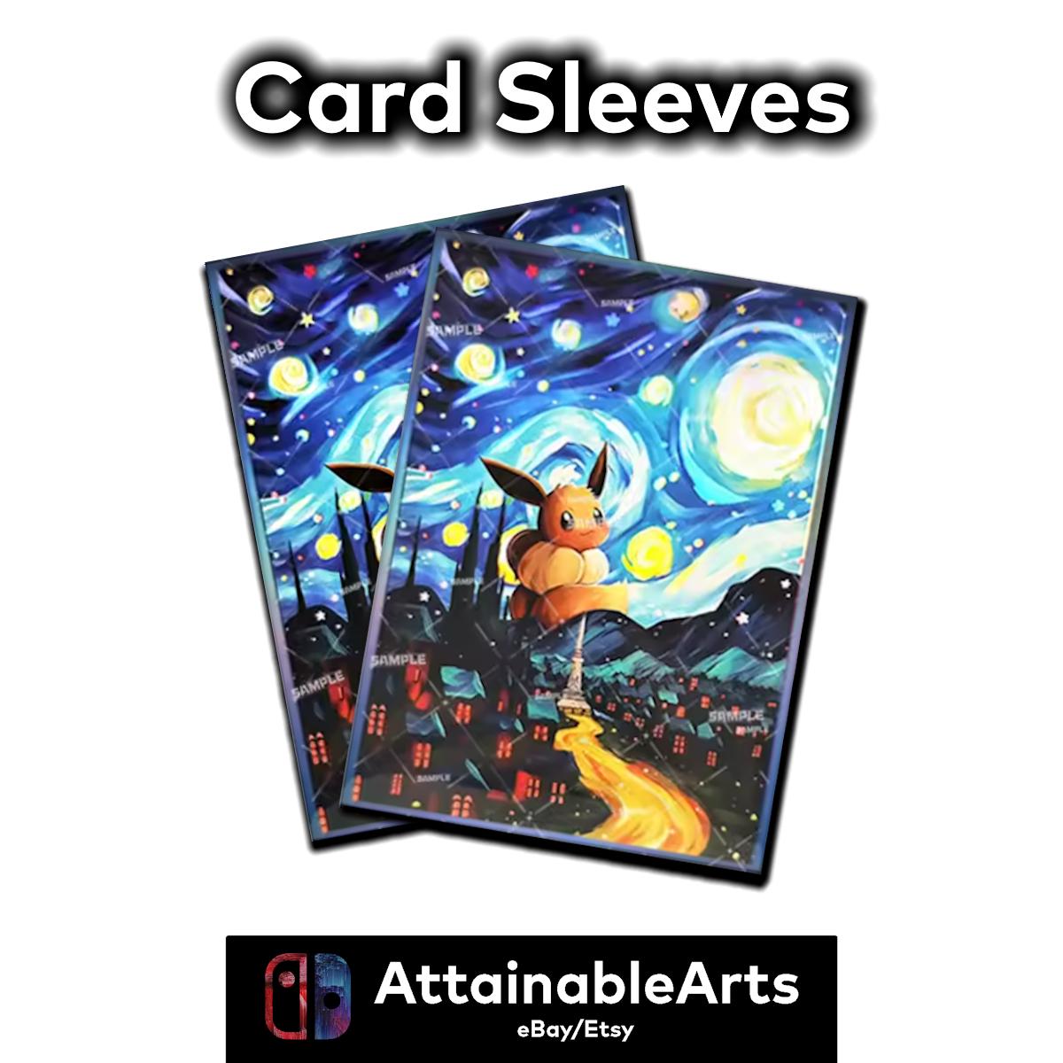 Card Sleeves - 60x Pokemon TCG Card Sleeves | Card Sleeves for Yu-Gi-Oh, Magic the Gathering, Pokemon | 66x91mm __etsy:6523457534