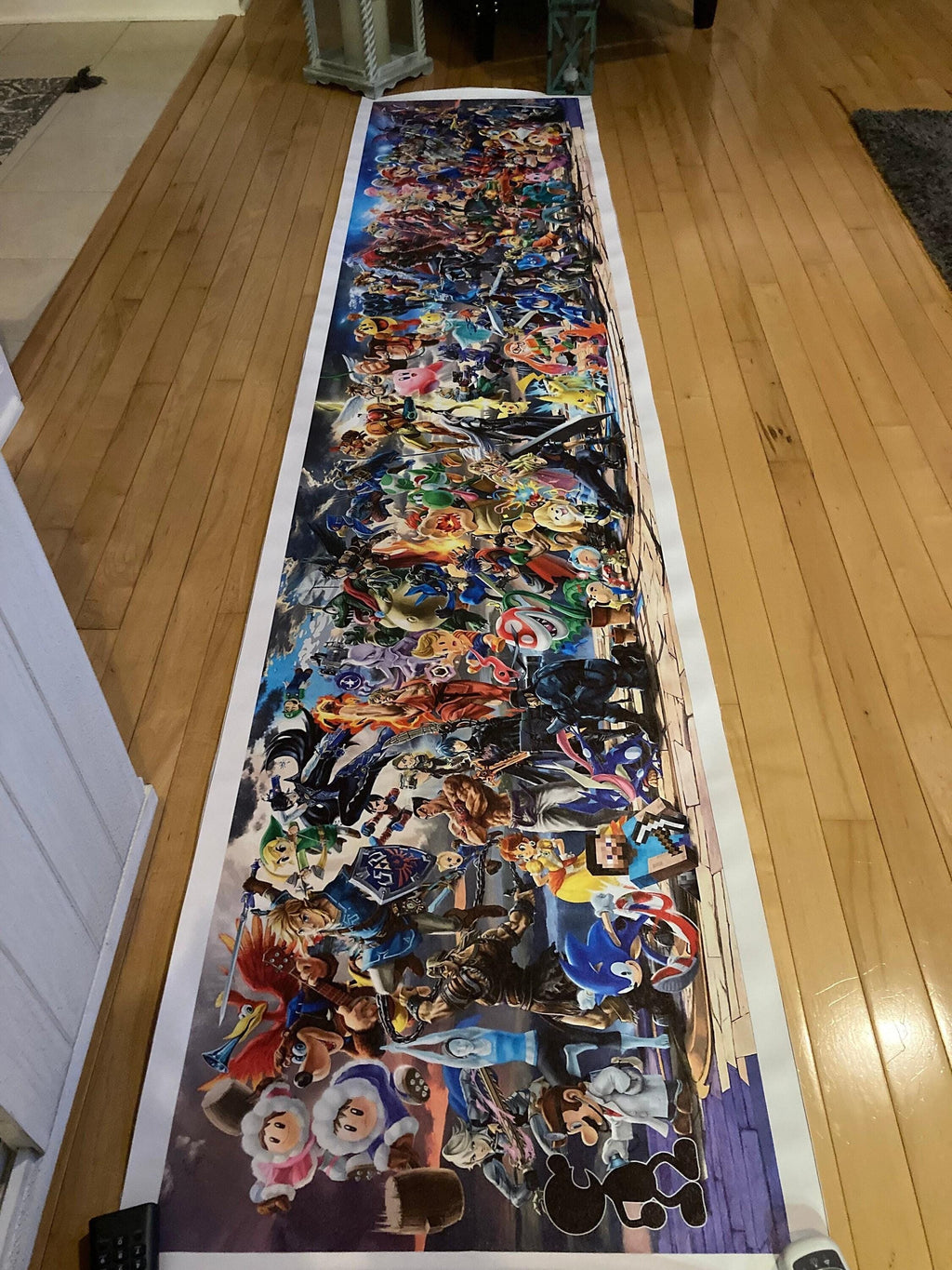 Sora DLC Super Smash Bros Ultimate Mural - Everyone is here Mural - Canvas Print (etsy image id: 6566918634)