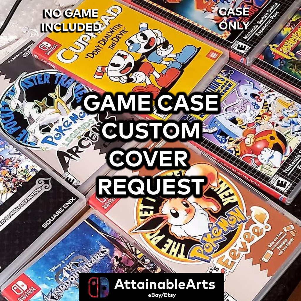 Nintendo Switch Custom Covers/Physical Game Cases (Boxart) - No Game Incl | Gameboy Gameboy Color Gameboy Advance Nintendo DS Custom Covers! (etsy image id: 6619898395)