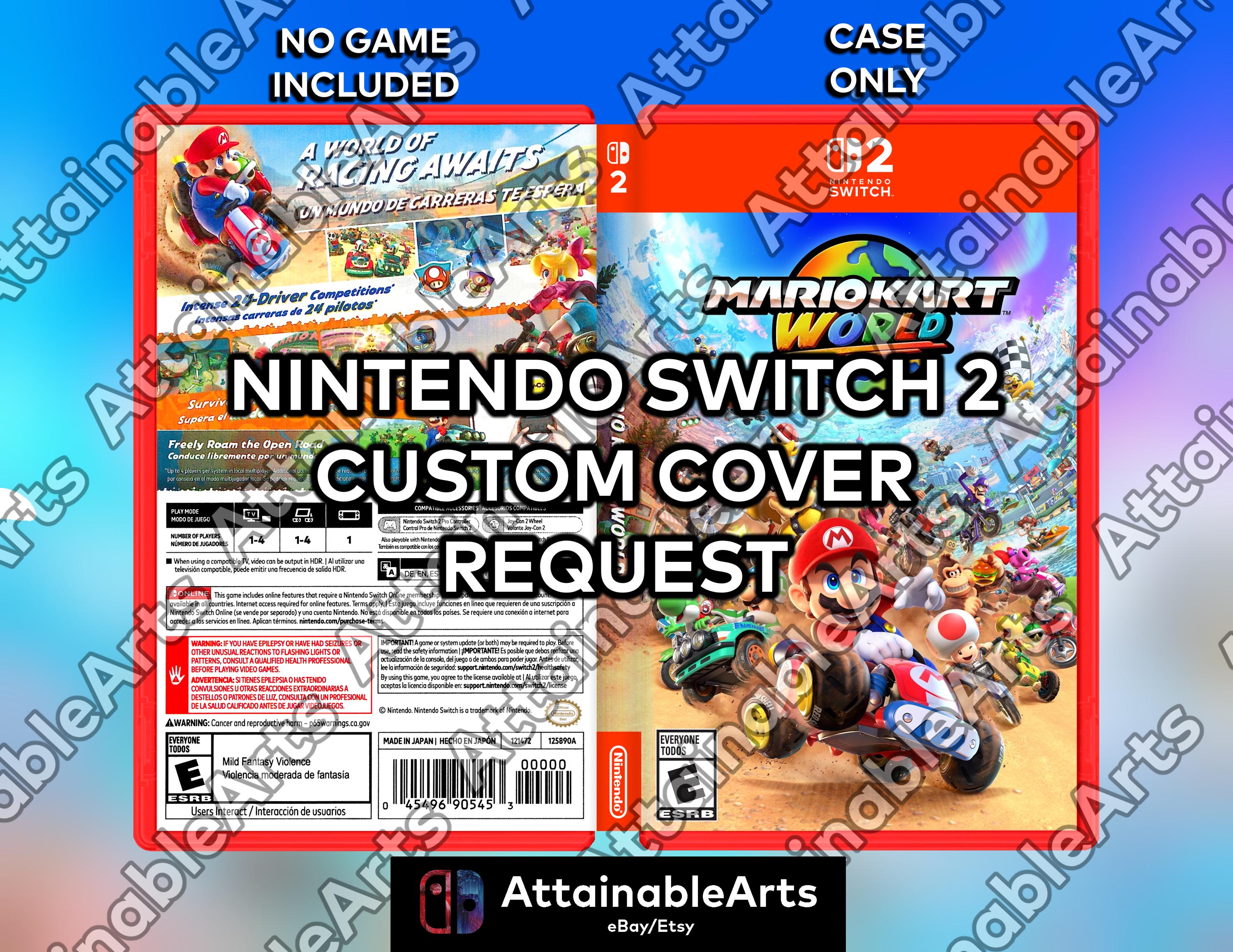 Nintendo Switch Custom Covers/Physical Game Cases (Boxart) - No Game Incl | Gameboy Gameboy Color Gameboy Advance Nintendo DS Custom Covers! (etsy image id: 7167618413)
