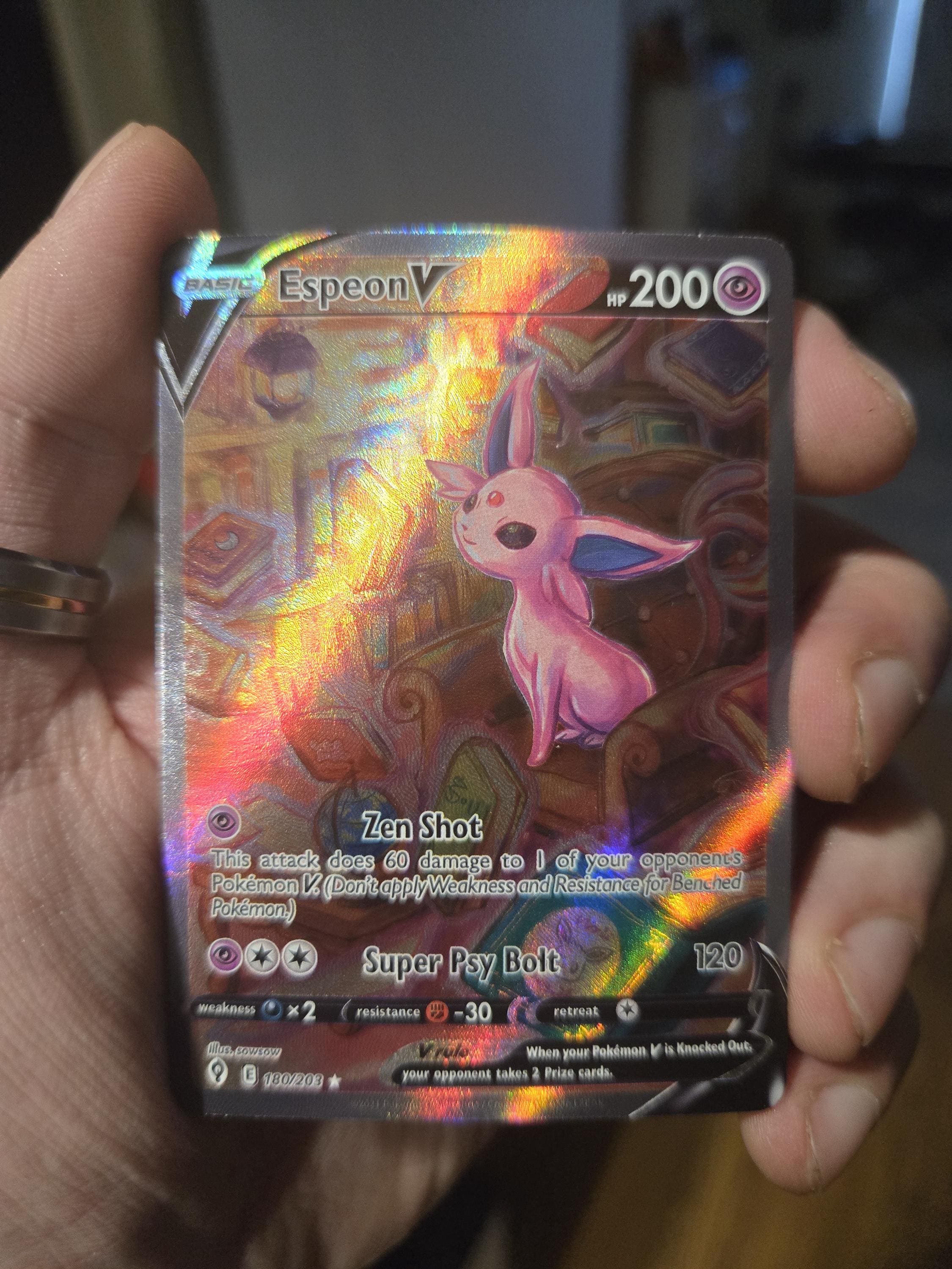 Umbreon V 189/209 | Eeveelution V SWSH Era **Custom Proxy Cards** (etsy image id: 7397662441)
