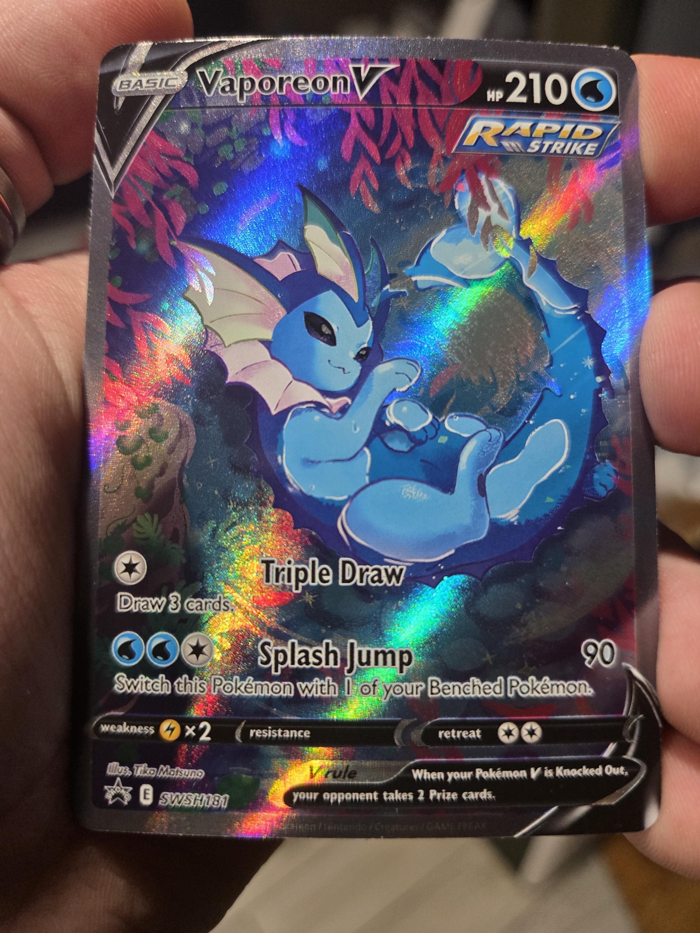 Umbreon V 189/209 | Eeveelution V SWSH Era **Custom Proxy Cards** (etsy image id: 7397662443)