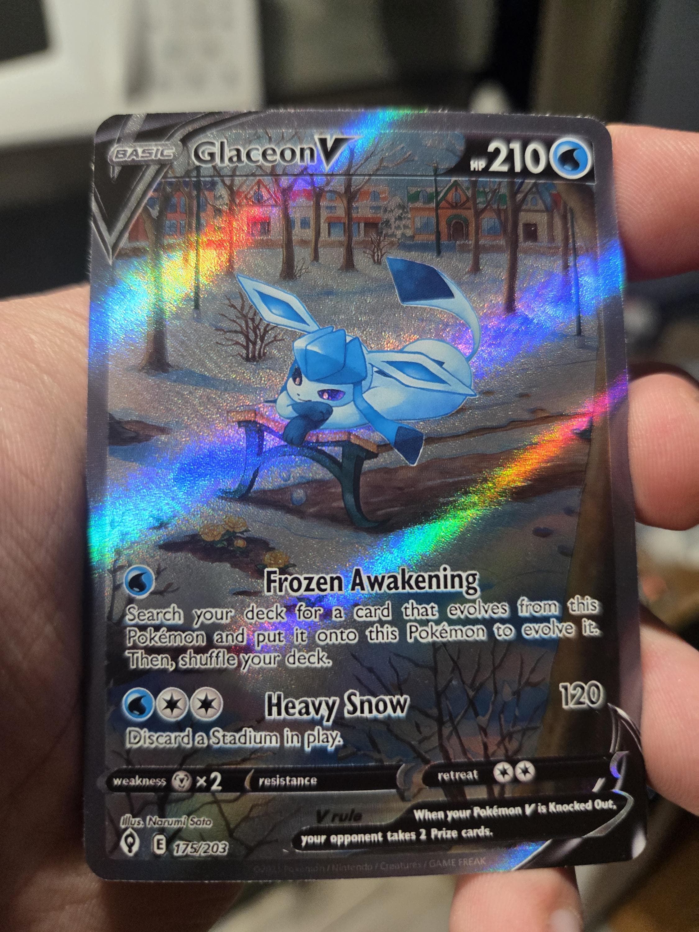 Umbreon V 189/209 | Eeveelution V SWSH Era **Custom Proxy Cards** (etsy image id: 7397662455)