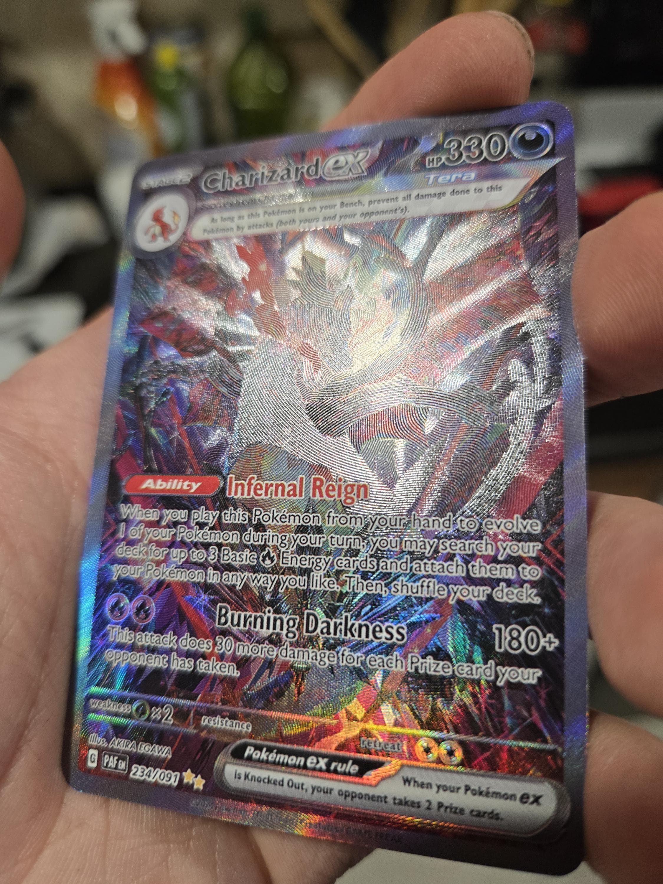 Mega Charizard X SIR 125/94 Phantasmal Flames **Custom Proxy Card** (etsy image id: 7581708130)