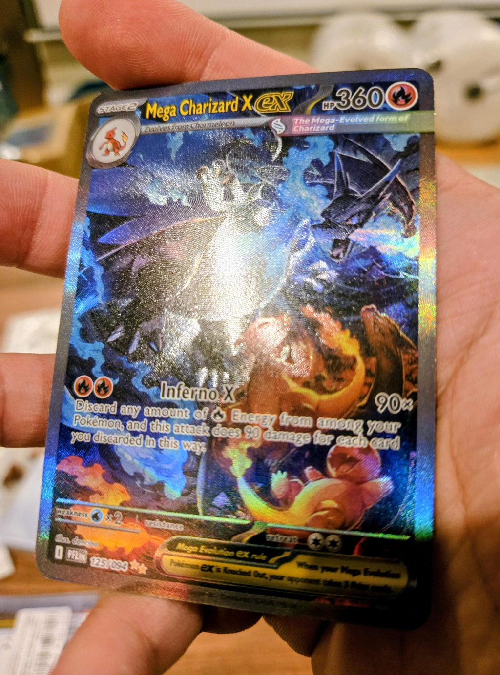 Mega Charizard X SIR 125/94 Phantasmal Flames **Custom Proxy Card** (etsy image id: 7673569886)