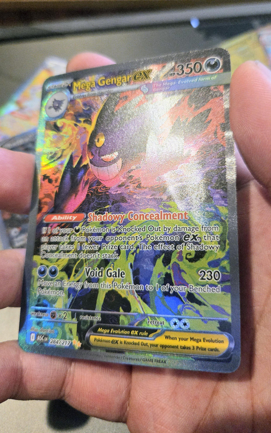 Mega Gengar SIR Ascended Heroes **Custom Proxy Card** __etsy:8183134056