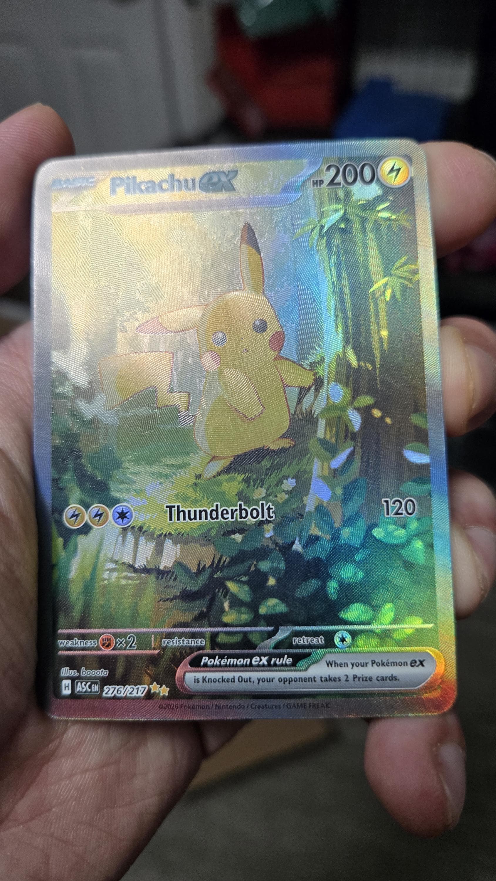 Pikachu ex SAR 764/742 Start Deck 100 Ascended Heroes **Custom Proxy Card** __etsy:8241278150