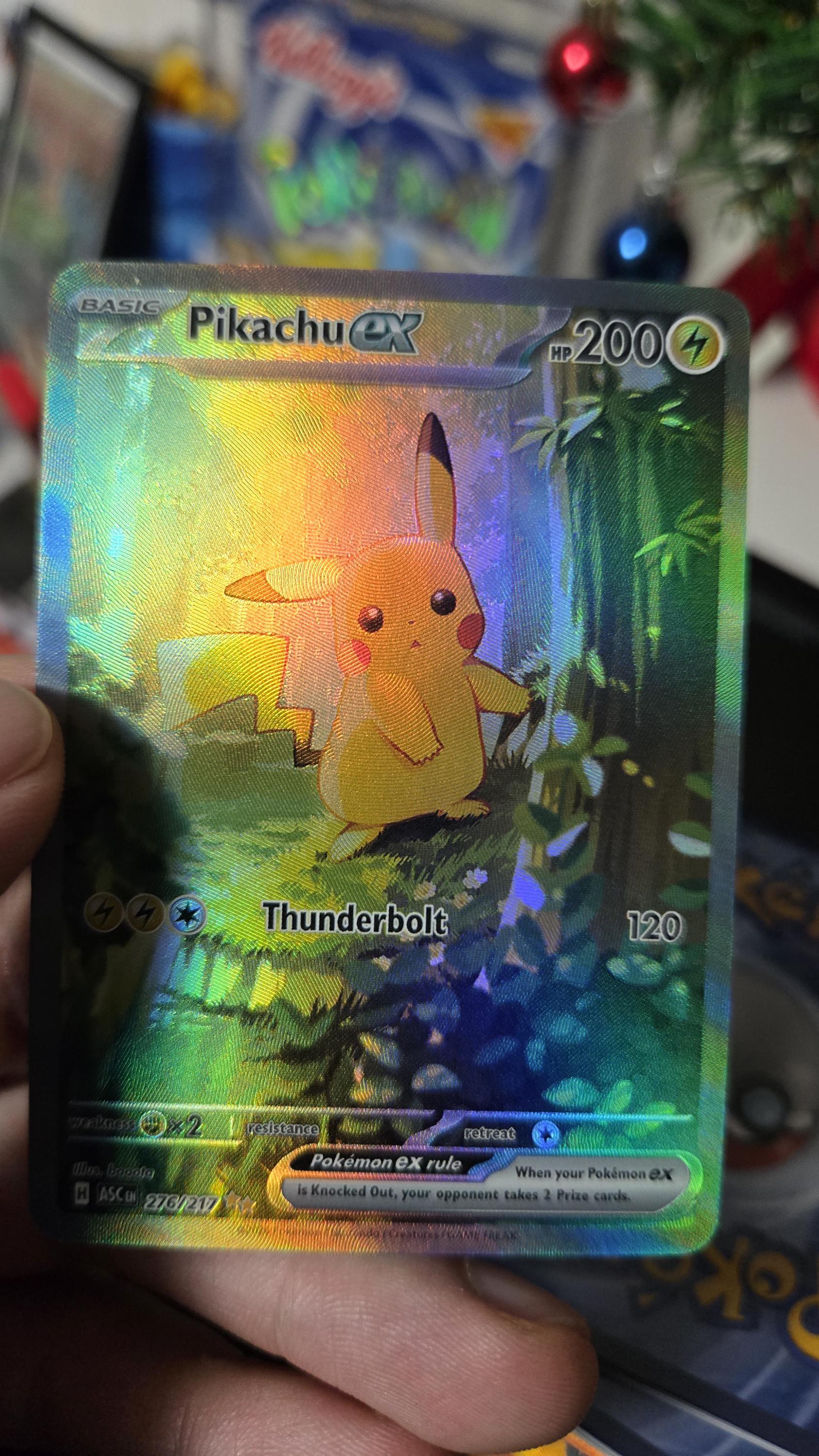 Pikachu ex SAR 764/742 Start Deck 100 Ascended Heroes **Custom Proxy Card** __etsy:8289187929