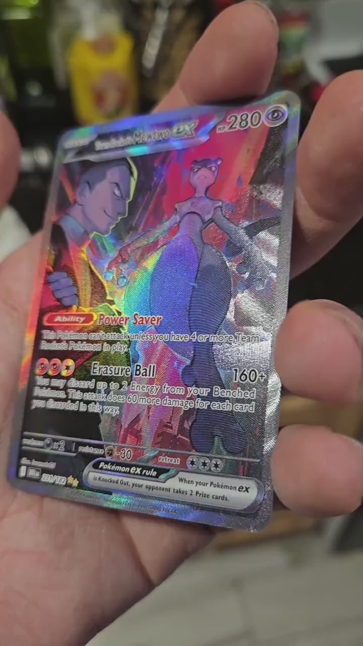 Mewtwo SIR 231/182 Destined Rivals **Custom Proxy Card**