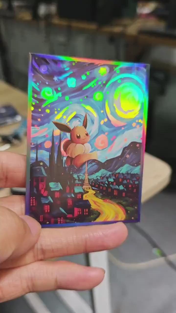 Card Sleeves - 60x Pokemon TCG Card Sleeves | Card Sleeves for Yu-Gi-Oh, Magic the Gathering, Pokemon | 66x91mm